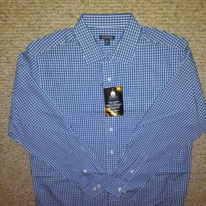 NEW MEN'S CHECKERED PLAID BUTTON DOWN SHIRT
